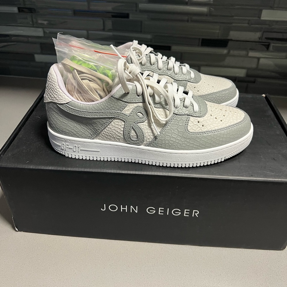 john geiger gf-01 webbed gray/lime f&f